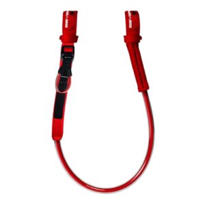 Severne adjustable harness lines 28-34 inch red