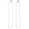Starboard windfoil carbon mast angles