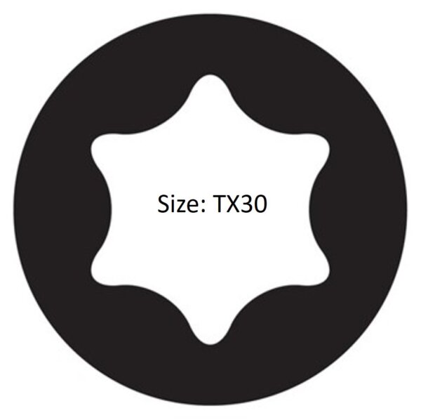 Torx TX 30 star