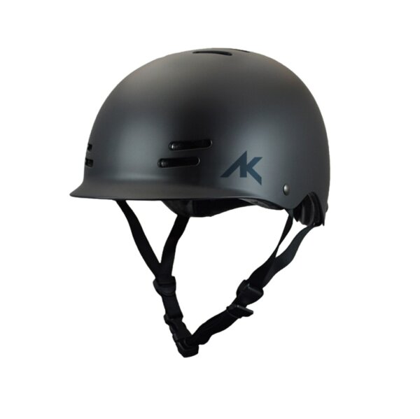 AK rio helmet black front 2